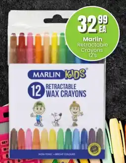 Super Save Marlin Retractable Crayons offer
