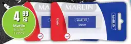 Super Save Marlin Eraser offer