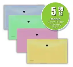 Super Save Marlin Carry Folder Assorted offer