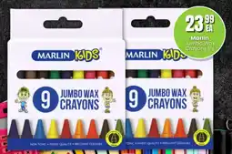 Super Save Marlin Jumbo Wax Crayons offer