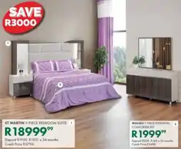 Beares St martin bedroom suite offer