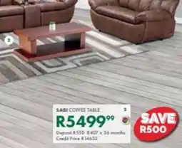 Beares Sabi coffee table offer