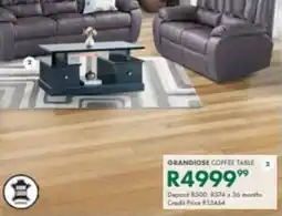 Beares Grandiose coffee table offer