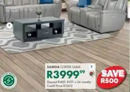 Beares Samoa coffee table offer