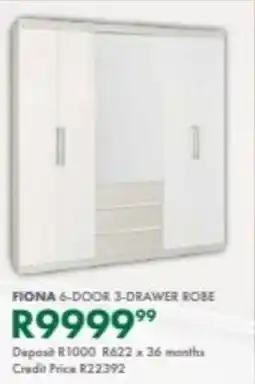 Beares Fiona 6-door 3-drawer robe offer