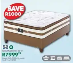 Beares Sealy savannah 152cm bed set offer