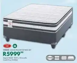 Beares Venice 152cm pillowtop bed set offer