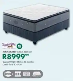 Beares Slumberland maharani 152cm bed set offer