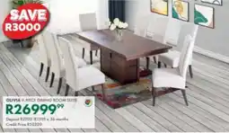 Beares Olivia dining room suite offer