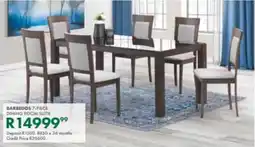 Beares Barbedos dining room suite offer