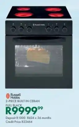 Beares Russell hobbs built in ceran full black offer