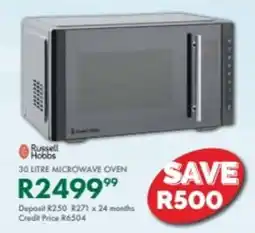Beares Russell hobbs microwave oven offer