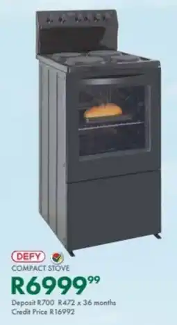 Beares Defy compact stove offer