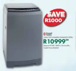 Beares Russell hobbs top loader stainless steel offer