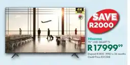 Beares Hisense 70" UHD Smart TV offer