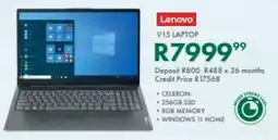 Beares Lenovo V15 Laptop offer