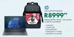 Beares Hp 250 laptop bundle offer