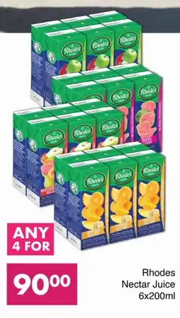 Save Rhodes Nectar Juice offer