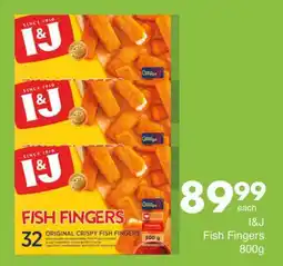Save I&J Fish Fingers offer