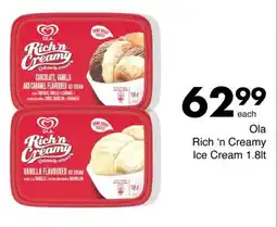 Save Ola Rich 'n Creamy Ice Cream offer