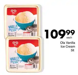 Save Ola Vanilla Ice Cream offer