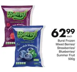 Save Burst Frozen Mixed Berries/ Strawberries/ Blueberries/ Summer Fruit offer