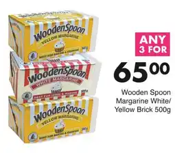 Save Wooden Spoon Margarine White/ Yellow Brick offer