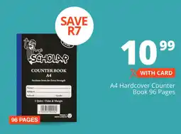 Checkers A4 Hardcover Counter Book 96 Pages offer