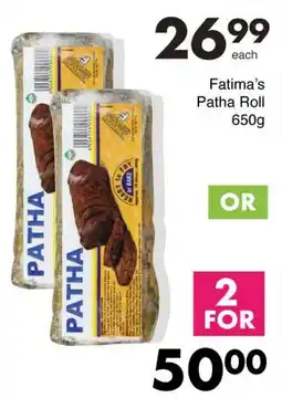 Save Fatima's Patha Roll offer
