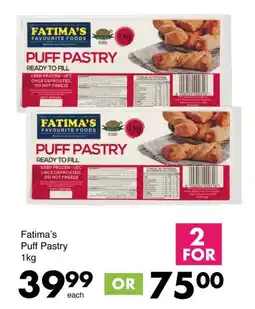 Save Fatima's Puff Pastry offer