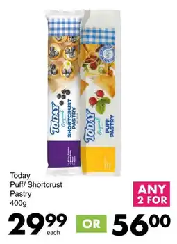 Save Today Puff/ Shortcrust Pastry offer