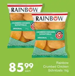 Save Rainbow Crumbed Chicken Schnitzels offer