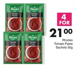 Save Rhodes Tomato Paste Sachets offer