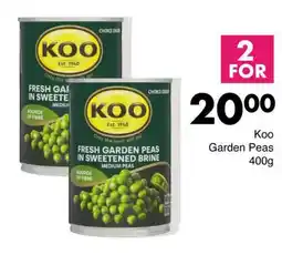 Save Koo Garden Peas offer