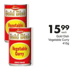 Save Gold Dish Vegetable Curry offer