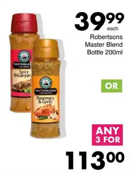 Save Robertsons Master Blend Bottle offer