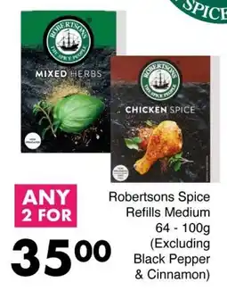 Save Robertsons Spice Refills Medium offer