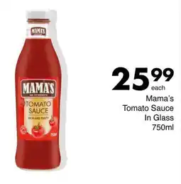 Save Mama's Tomato Sauce In Glass offer
