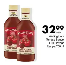 Save Wellington's Tomato Sauce Full Flavour Recipe offer