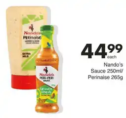 Save Nando's Sauce/ Perinaise offer