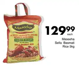 Save Maseeha Sella Basmati Rice offer