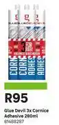 Leroy Merlin Glue Devil 3x Cornice Adhesive 81488287-280ml Each offer
