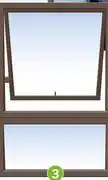 Leroy Merlin Build Aluminium Window Value Range (Bronze Top Hung) PT691 Vent W600mm X H900mm 81472230 offer