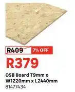 Leroy Merlin OSB Board T9mm x W1220mm x L2440mm 81477434 offer