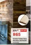 Leroy Merlin Foresta Timber Strip Pine Raw 25 x 114 x 3m 81503162 offer