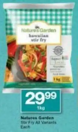 Checkers Natures Garden Stir Fry 1kg offer