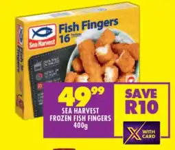 Shoprite SEA HARVEST FROZEN FISH FINGERS 400g offer