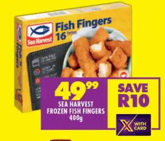 Shoprite SEA HARVEST FROZEN FISH FINGERS 400g offer