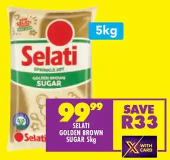Shoprite SELATI GOLDEN BROWN SUGAR 5kg offer