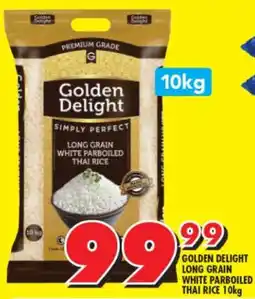Shoprite Golden Delight Long Grain White Parboiled Thai Rice 10kg offer